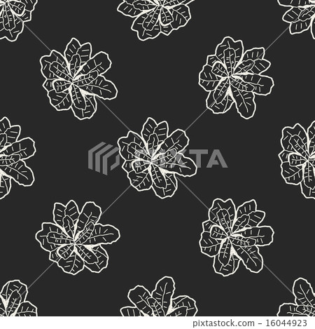 Cabbage doodle seamless pattern background Cabbage doodle seamless pattern background 16044923