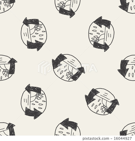 Environmental protection concept; Doing recycle to protect our e seamless pattern background 16044927