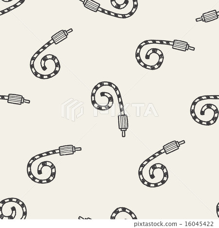 doodle Celebrate horn seamless pattern background doodle Celebrate horn seamless pattern background 16045422