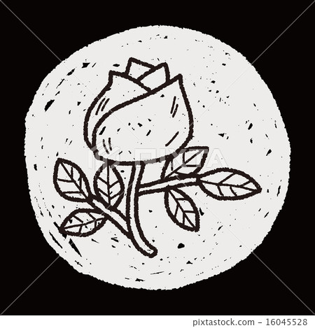 doodle flower rose 16045528