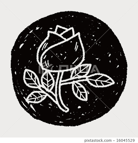 doodle flower rose doodle flower rose 16045529