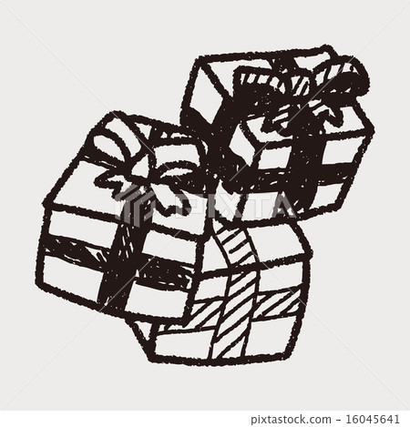 birthday presents doodle drawing birthday presents doodle drawing 16045641