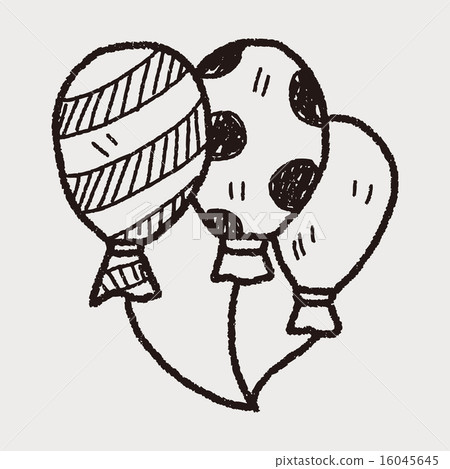 doodle balloon doodle balloon 16045645