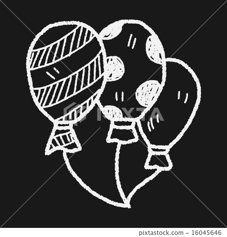 doodle balloon doodle balloon 16045646