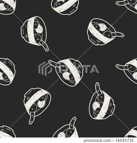 dumpling doodle seamless pattern background dumpling doodle seamless pattern background 16045716