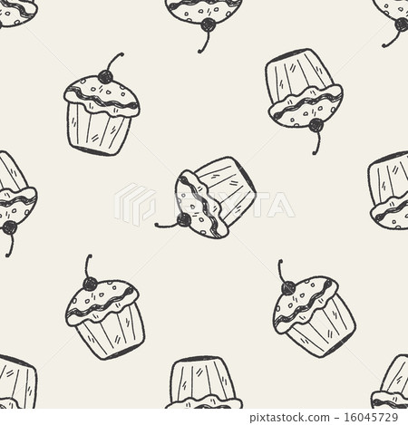 doodle cake seamless pattern background doodle cake seamless pattern background 16045729