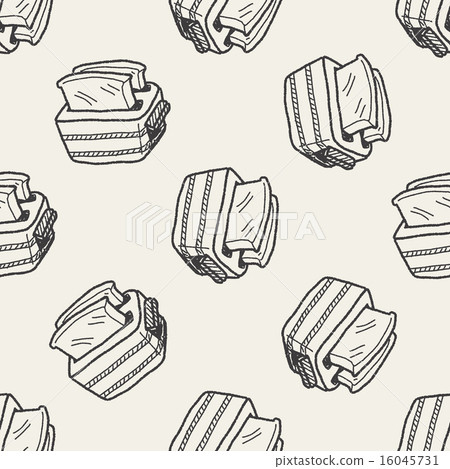 toast doodle drawing seamless pattern background toast doodle drawing seamless pattern background 16045731