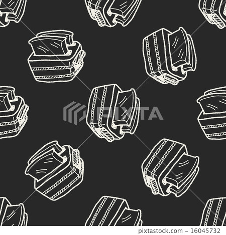 toast doodle drawing seamless pattern background toast doodle drawing seamless pattern background 16045732