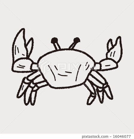 crab doodle 16046077