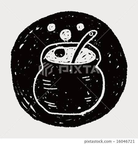 halloween cauldron doodle halloween cauldron doodle 16046721