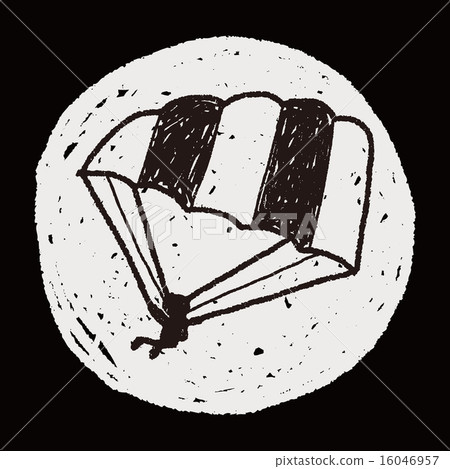 Hang gliding doodle 16046957