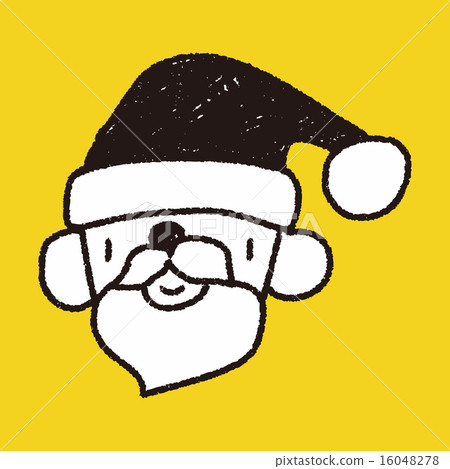 Santa Claus doodle drawing Santa Claus doodle drawing 16048278