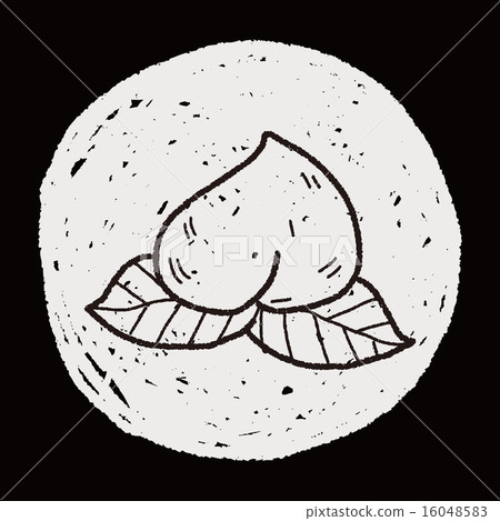 Chinese New Year; Chinese New Year peaches of immortality flat i 16048583