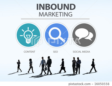 Inbound Marketing Commerce Content Social Media Concept 16050338