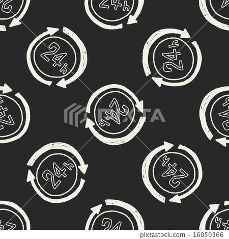 time doodle seamless pattern background time doodle seamless pattern background 16050366