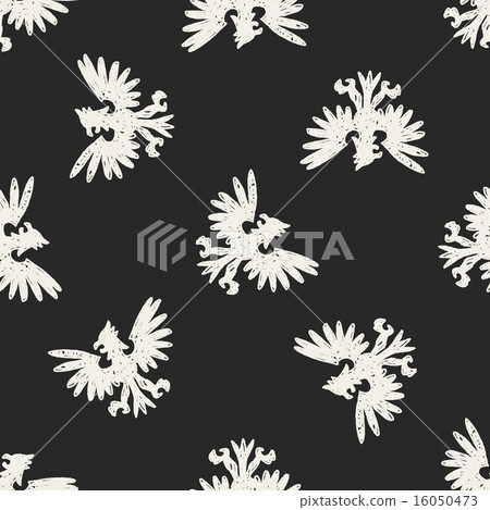 eagle doodle seamless pattern background eagle doodle seamless pattern background 16050473