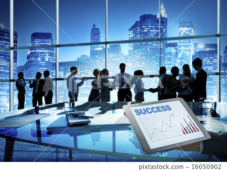 Business People Silhouette Conference Brainstorming Teamwork Suc 16050902