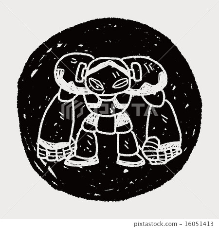 robot doodle robot doodle 16051413