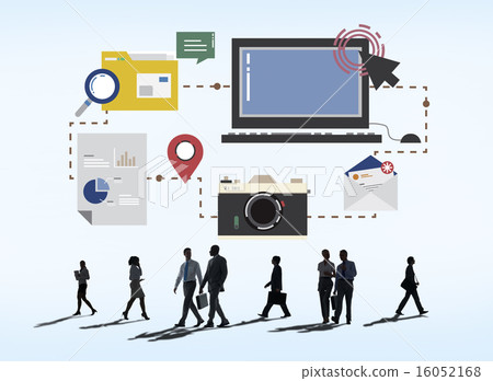 Technology Media Social Network Connection Concept 16052168