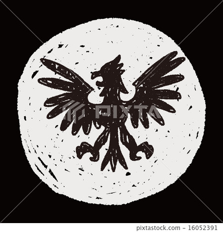 eagle doodle 16052391