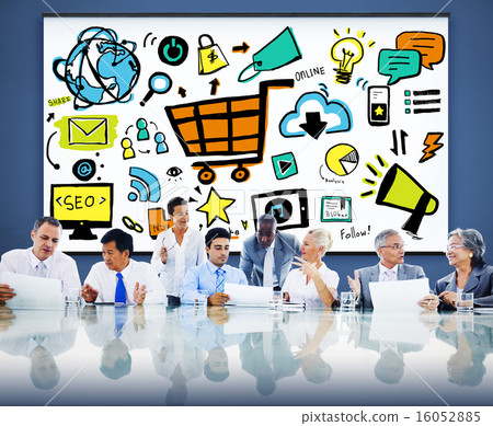 Online Marketing Strategy Branding Commerce Advertising Concept Online Marketing Strategy Branding Commerce Advertising Concept 16052885