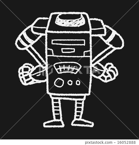 robot doodle 16052888