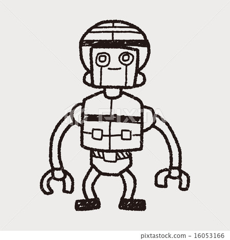 robot doodle robot doodle 16053166