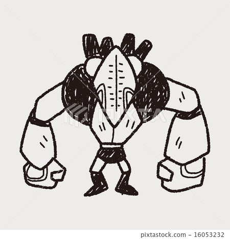 robot doodle robot doodle 16053232
