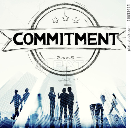 图库照片: commitment devotion dedication conviction concept