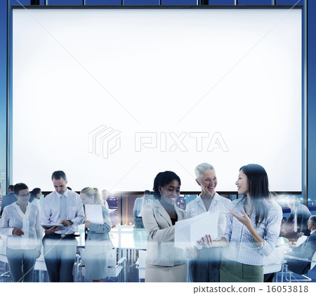 Stock Photo: Business Team Meeting Discussion Board Room Concept