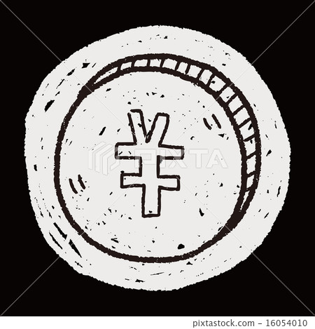 doodle Renminbi money coin 16054010