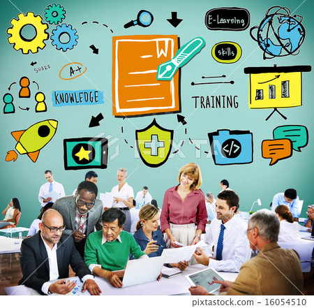 Knowledge Training E-Learning Skills Start Up Launch Concept Knowledge Training E-Learning Skills Start Up Launch Concept 16054510