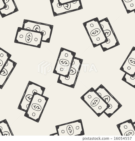 money bill doodle drawing 16054557