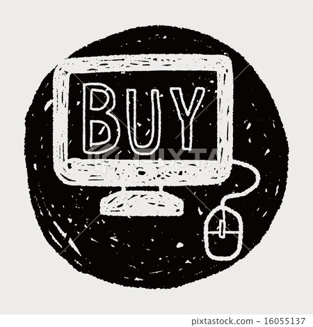 online shopping doodle online shopping doodle 16055137
