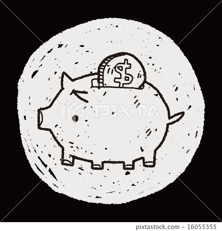 doodle pig money bank 16055355