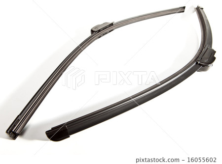 cars windshield wipers on white background 16055602