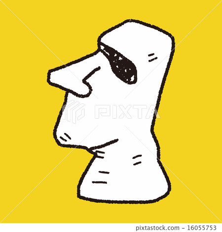 moai doodle 16055753