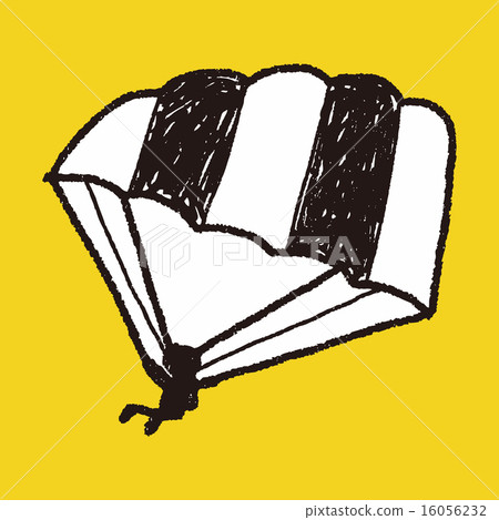 Hang gliding doodle 16056232