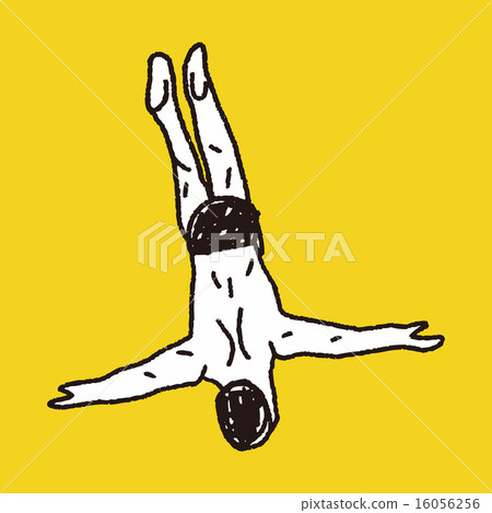 diving doodle 16056256
