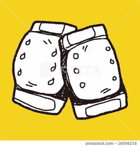 knee pads doodle 16056258