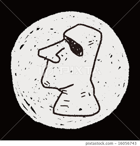 moai doodle 16056743