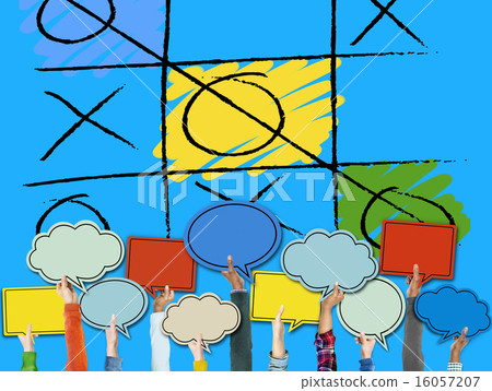 Leisure Game Tic Tac Toe Competition Challenge Winner Concept Leisure Game Tic Tac Toe Competition Challenge Winner Concept 16057207