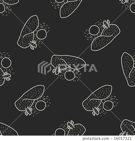 desert doodle seamless pattern background 16057321