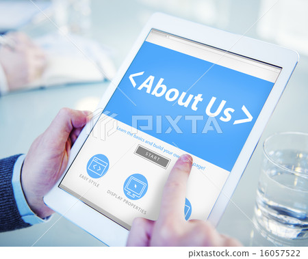 Digital Online Information About us Business Concept Digital Online Information About us Business Concept 16057522