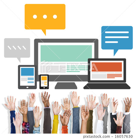 Responsive Design Internet Communication Technology Concept 16057630