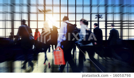 Airport Commuter Business Travel Tour Vacation Concept 16058798