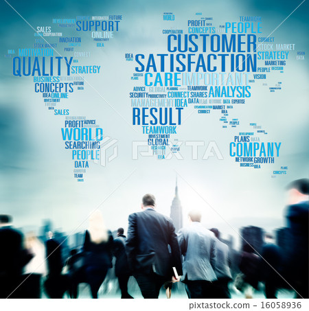 Customer Satisfaction Reliability Quality Service Concept Customer Satisfaction Reliability Quality Service Concept 16058936