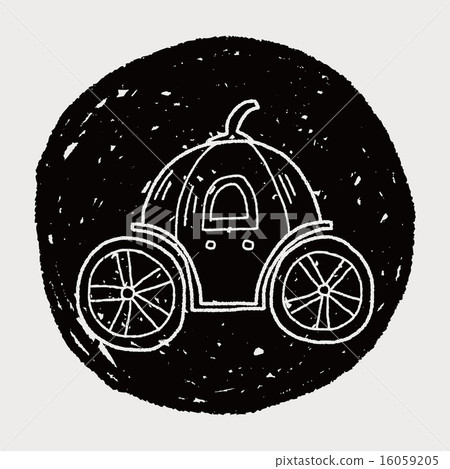 Pumpkin carriage doodle Pumpkin carriage doodle 16059205