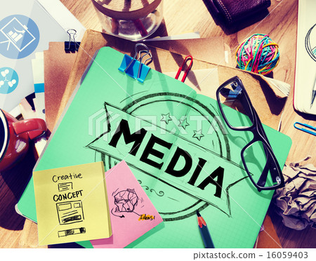 Media Journalism Multimedia Communication Internet Concept 16059403