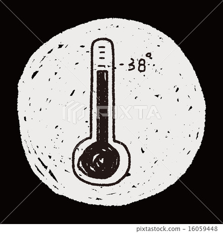 thermometer doodle thermometer doodle 16059448
